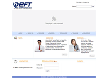 Tablet Screenshot of deftglobal.com